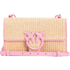 Pinko Mini Love Bag - Natural/Pink