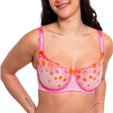 Curvy Kate Strawberry Crush Balcony Bra - Pink Multi