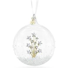 Glass Christmas Tree Ornaments Swarovski Annual Edition White Christmas Tree Ornament 8cm