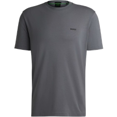 HUGO BOSS Contrast Logo Regular Fit T-shirt - Grey