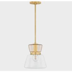 Mitzi Elodie Aged Brass Pendant Lamp 38.1cm