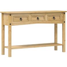 vidaXL Corona Natural Console Table 34.5x114cm