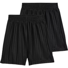 Tu Boy's Football Shorts 2-pack - Black