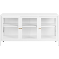 Newport White Glass Cabinet