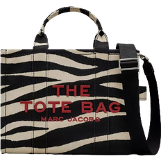 Marc Jacobs The Zebra Canvas Medium Tote Bag - Black/White