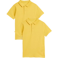 Tu Kid's Polo Shirt 2-pack - Yellow