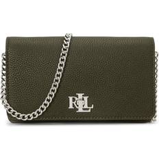 Ralph Lauren Lauren Ralph Lauren Pebbled Leather Flapover Crossbody Bag