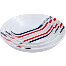 Round Plate Sets Beverly Hills Polo Club Stripes Plate Sets 12pcs