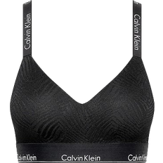 Calvin Klein Lace Moulded Bralette - Black