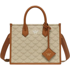 MCM Himmel Tote In Lauretos - Beige/Oatmeal