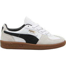 Puma Big Kid's Palermo Leather - White/Vapor Grey/Gum