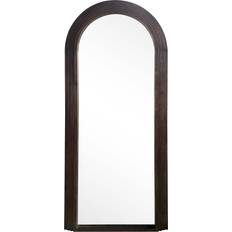 Evie Ridged Arch Lean To Brown Floor Mirror 80x180cm