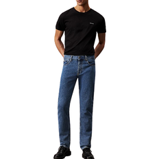 Calvin Klein Blue - Men Trousers & Shorts Calvin Klein Authentic Straight Jeans - Denim Medium