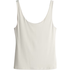 H&M Microfiber Vest Top - Pale Beige