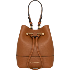 Strathberry Lana Osette Leather Bucket Bag - Tan