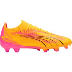 Puma Firm Ground (FG) Football Shoes Puma Ultra Match FG/AG - Sun Stream/Black/Sunset Glow