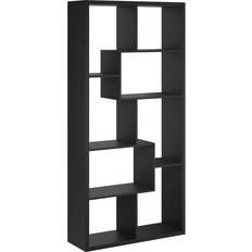 LPD Quebec Black Shelving System 89x180.5cm