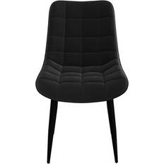 More4Homes Nova Modern Black Kitchen Chair 85cm 8pcs