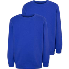 George Boy's Cotton Rich School Sweatshirts 2-pack - Cobalt