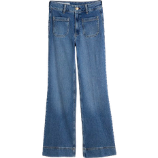 River Island High Waisted Wide Leg Jeans - Blue