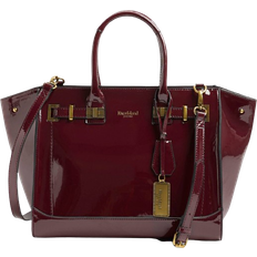 River Island Hardware Tote Bag - Red Patent