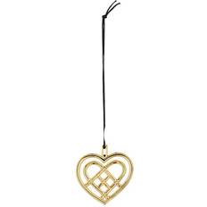 Rosendahl Weaved Heart Gilded Christmas Tree Ornament