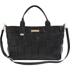 River Island Chunky Weave Tote Bag - Black