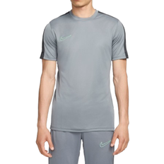 Slim T-shirts Nike Men's Academy Dri FIT Short Sleeve Football Top - Smoke Grey/Dark Smoke Grey/Vapor Green