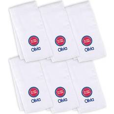 Chad & Jake Infant White Detroit Pistons Personalized Burp Cloth 6-Pack