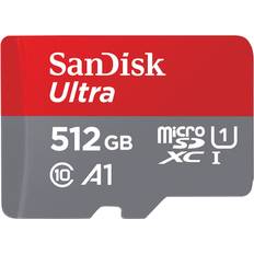 SanDisk Ultra microSDXC Class 10 UHS-I U1 A1 150MB/s 512GB +SD adapter