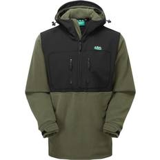 Ridgeline Men's Bandit Fleece Hooded Bush Smock - Field Olive