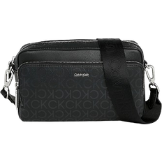 Calvin Klein Logo Crossbody Bag - Black Epi Mono