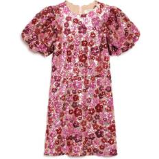 Sister Jane Dream Hibiscus Sequin Mini Dress - Berry Pink