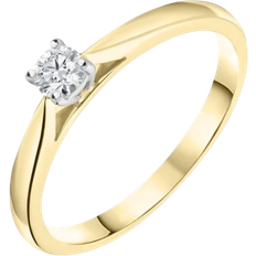 Gold 18k C. W. Sellors Solitaire Ring - Gold/Diamond