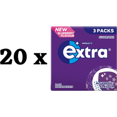 Sugar Free Chewing Gums extra blueberry chewing gum 10pcs 31.18g