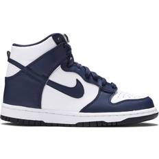 Nike Dunk High GS - White/Midnight Navy