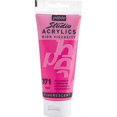 Pebeo Studio Acrylic Paint Fluorescent Pink 100ml