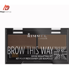 Rimmel Brow This Way Eyebrow Sculpting Kit #003 Dark Brown