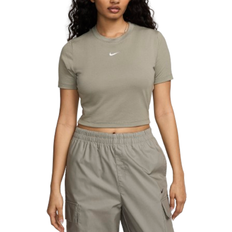 Slim - Women T-shirts Nike Sportswear Essential Women's Slim Cropped T-shirt - Light Army