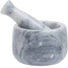 Grey Pestles & Morters Premier Housewares Salerno Grey Marble Straight Pestles & Morters