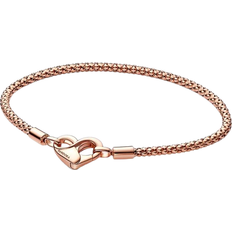 Pandora Moments Studded Chain Bracelet - Rose Gold