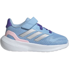 Adidas Infant Runfalcon 5 - Glow Blue/Silver Metallic/Clear Pink