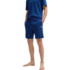 HUGO BOSS Blue - Men Trousers & Shorts HUGO BOSS Waffle-Structured Pyjama Shorts - Blue