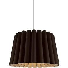 Bruck Lighting Renata Acoustic Ebony Pendant Lamp 80cm