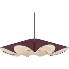 Bruck Lighting Delfina Acoustic Violet Pendant Lamp 100.1cm