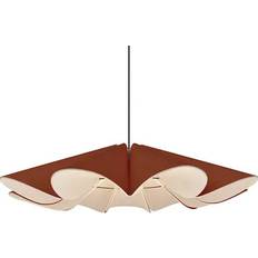 Bruck Lighting Delfina Acoustic Terracotta Pendant Lamp 100.1cm