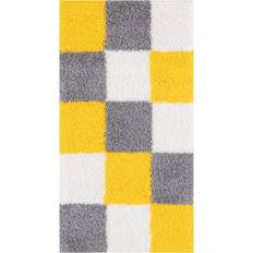 THE RUGS Modern Luxury Shaggy White, Grey, Yellow 80x150cm