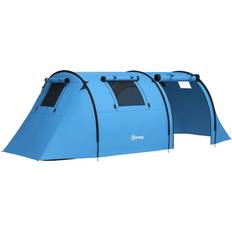 4 man tents OutSunny 2 Room Camping Family Tent For 3-4 Persons