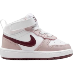 Nike Court Borough Mid 2 TDV - White/Platinum Violet/Burgundy Crush