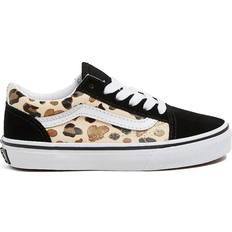 Vans Kid's Old Skool Glitter - Leopard Black/Brown